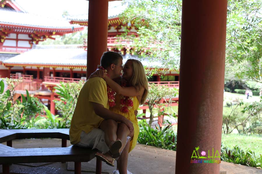 in the gazebo japanese at valley of the temples